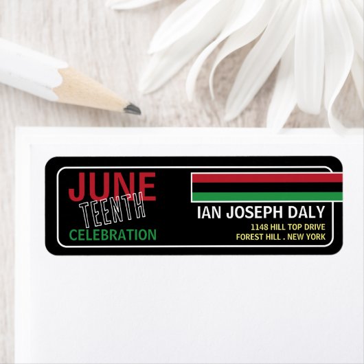 Panafrikanisches Flaggendesign, 19. Jubiläumsfeier (Insitu)