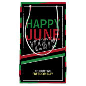 Panafrikanisches Flaggendesign, 19. Jubiläumsfeier Kleine Geschenktüte