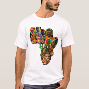 Panafrikanisches-Map-T-Shirt – Black-History-Month T-Shirt