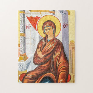Panagia Theotokos Orthodox Christliches Symbol Puzzle
