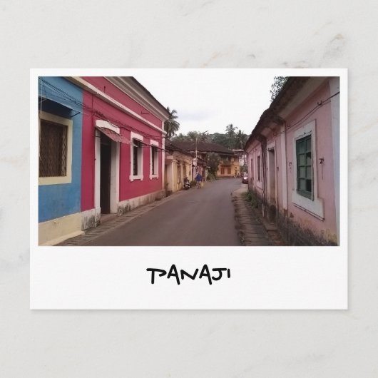 Panaji, Goa (Indien) Postkarte (Vorderseite)
