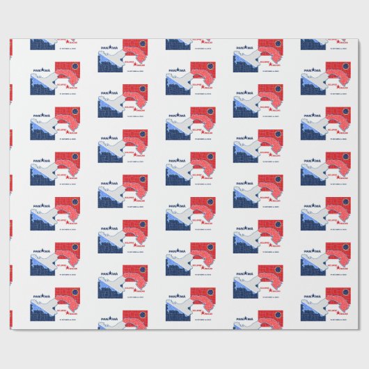 Panama Annular Eclipse Packpapier (Flach)