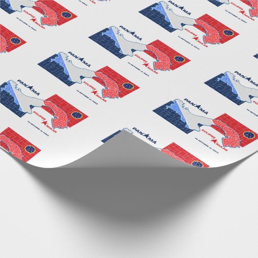 Panama Annular Eclipse Packpapier (Ecke)