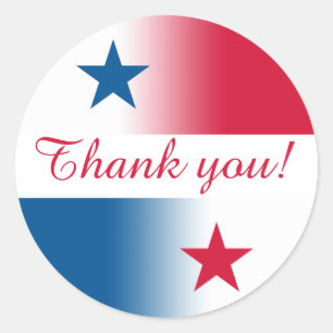 Panama-Aufkleber mit kundengerechtem Text Runder Aufkleber