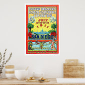 Panama - Ausstellung in San Diego 1911 in Kaliforn Poster (Küche)