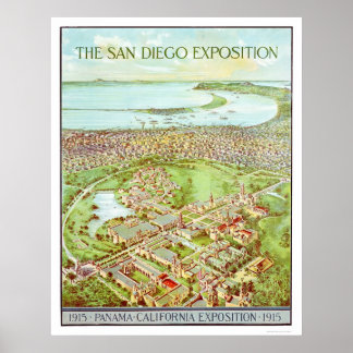 Panama - Ausstellung in San Diego 1915 in Kaliforn Poster