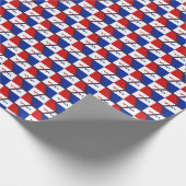 Panama Banner Honeycomb Wrapping Paper Geschenkpapier (Ecke)