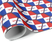Panama Banner Honeycomb Wrapping Paper Geschenkpapier (Rolleneckpunkt)