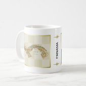 Panama Banner + Karte Tasse (Vorderseite Links)