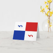 Panama Banner Notecard Karte (Gelbe Blume)