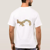 Panama Banner und Map T - Shirt (Rückseite)