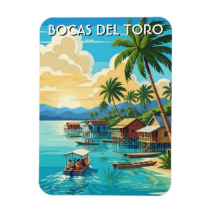 Panama Bocas del Toro Reise Magnet