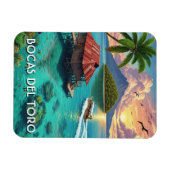 Panama Bocas del Toro Reisen Magnet (Horizontal)
