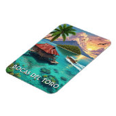 Panama Bocas del Toro Reisen Magnet (Linke Seite)