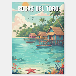 Panama Bocas del Toro Travel Magnet