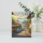 Panama Boquete Reise  Postkarte (Stehend Vorderseite)