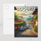 Panama Boquete Reise  Postkarte (Vorne/Hinten)