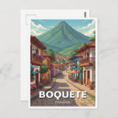 Panama Boquete Travel Postkarte (Vorne/Hinten)
