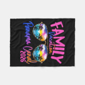 Panama C Vacation 2026 Souvenir Matching Family Gr Fleecedecke (Vorderseite (Horizontal))