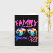 Panama C Vacation 2026 Souvenir Matching Family Gr Karte (Gelbe Blume)