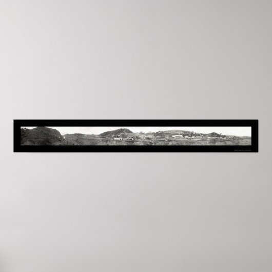 Panama Canal Culebra Foto 1906 Poster (Vorne)