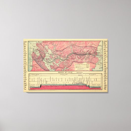 Panama Canal Leinwanddruck (Vorderseite)