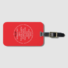Panama Canal Luggage tag Gepäckanhänger