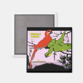 Panama Canal Parrots Magnet (Vorderseite/Rückseite)