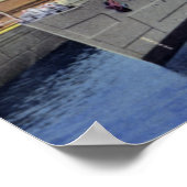 Panama Canal Pedro Miguel Locks mit Schiff Poster (Ecke)