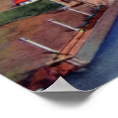 Panama Canal Pedro Miguel Locks Poster (Ecke)