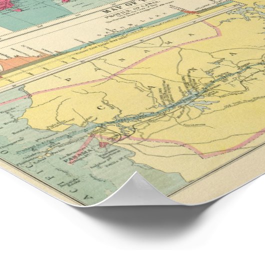 Panama Canal Poster (Ecke)