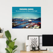Panama Canal Poster (Heimbüro)