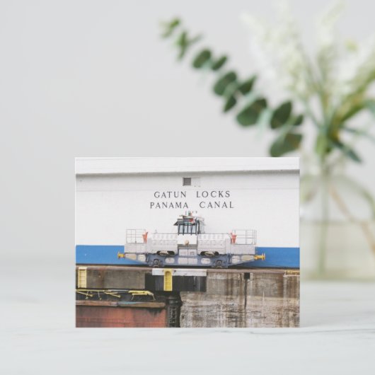 Panama Canal Postkarte (Stehend Vorderseite)