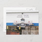 Panama Canal Postkarte (Vorne/Hinten)