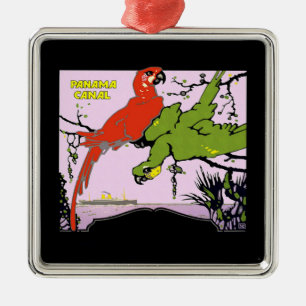 Panama Canal Silbernes Ornament