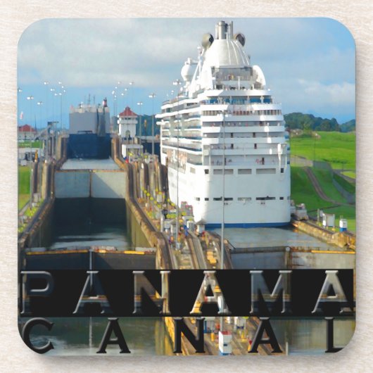 Panama Canal Souvenir Untersetzer (Vorderseite)