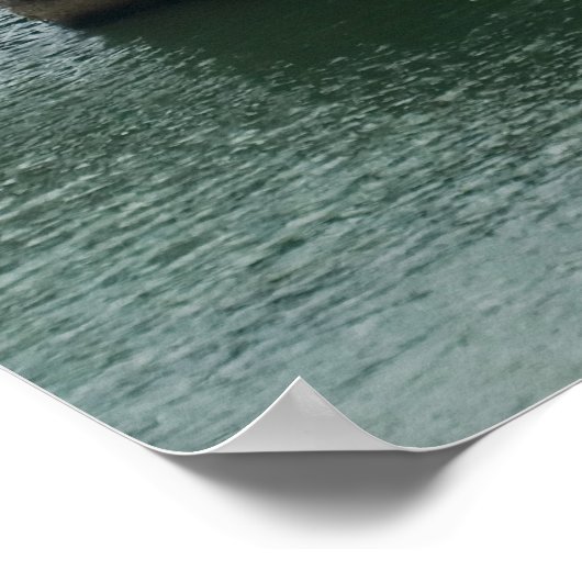 Panama Canal Train Poster (Ecke)