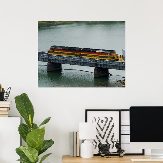 Panama Canal Train Poster (Heimbüro)