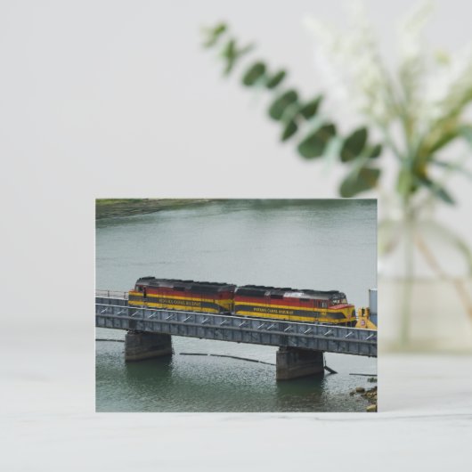 Panama Canal Train Postkarte (Stehend Vorderseite)