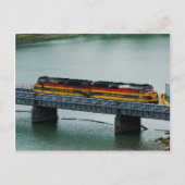 Panama Canal Train Postkarte (Vorderseite)