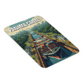 Panama Canal Travel Magnet (Rechte Seite)