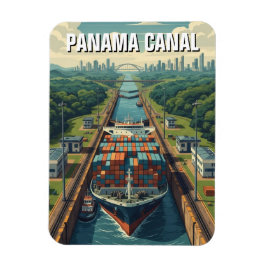 Panama Canal Travel Magnet