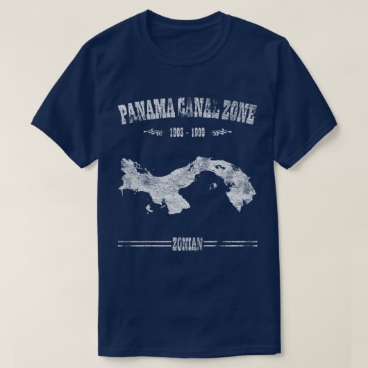 Panama Canal Zone, 1903 - 1999 & Zonian T-Shirt (Design vorne)
