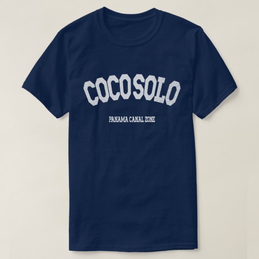 Panama Canal Zone: Coco Solo Sweatshirt T-Shirt (Design vorne)