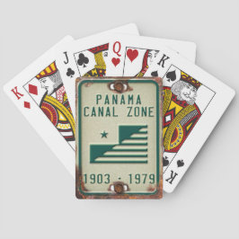 Panama Canal Zone Lizenzplatine Spielkarten
