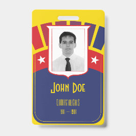 Panama Canal Zonian Abzeichen & Lanyard Ausweis