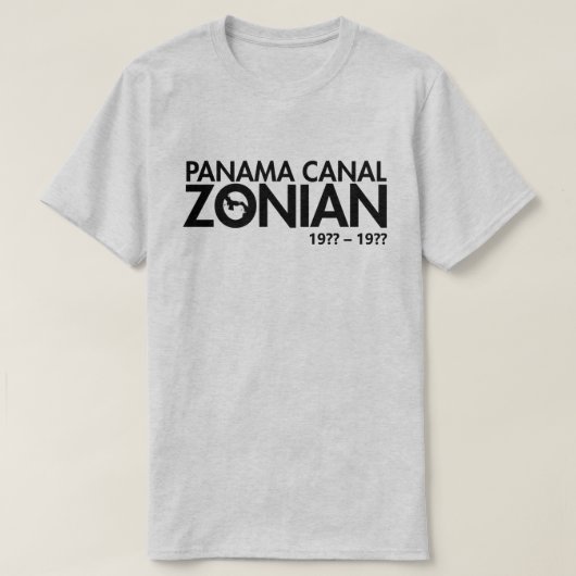 Panama Canal Zonian T-Shirt (Design vorne)