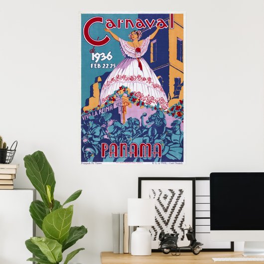 Panama Carnaval Poster (Heimbüro)