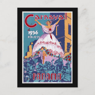 Panama Carnaval Postkarte