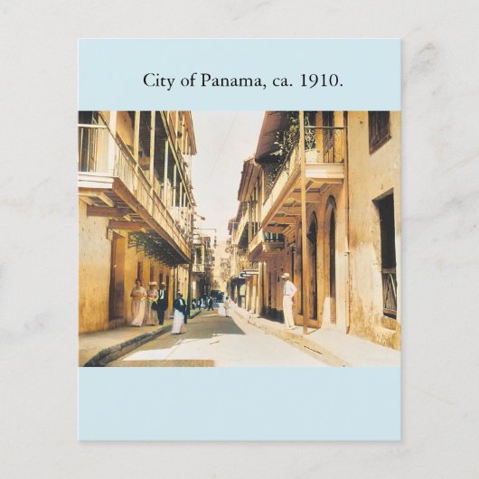 Panama Casco Viejo Altes Foto Reporter Flyer (Vorne)